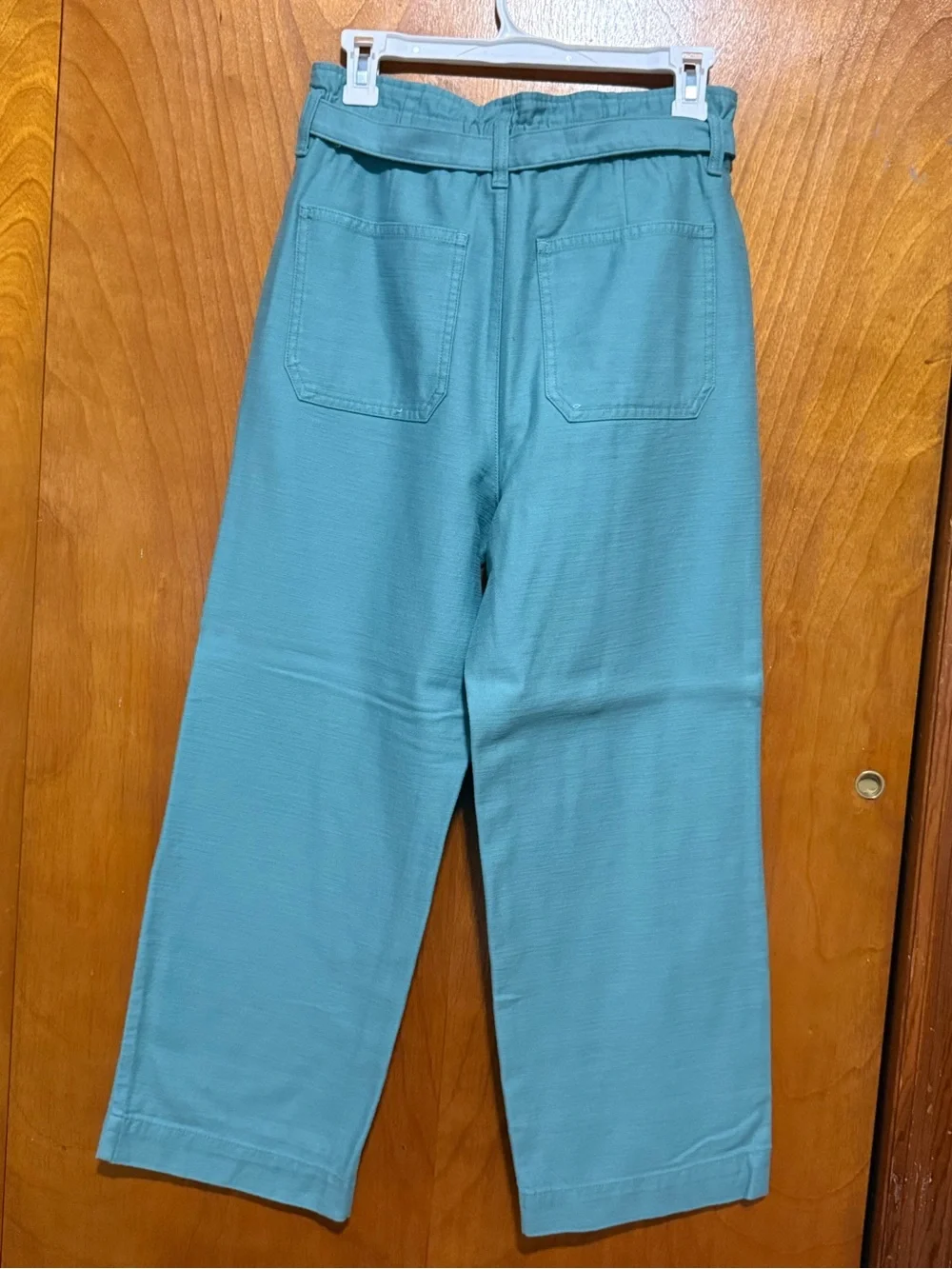 J. Crew Teal Drawstring Cotton Chinos